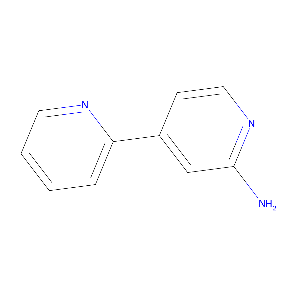 4-Pyridin-2-ylpyridin-2-amine molecular structure, CAS 1159816-51-9