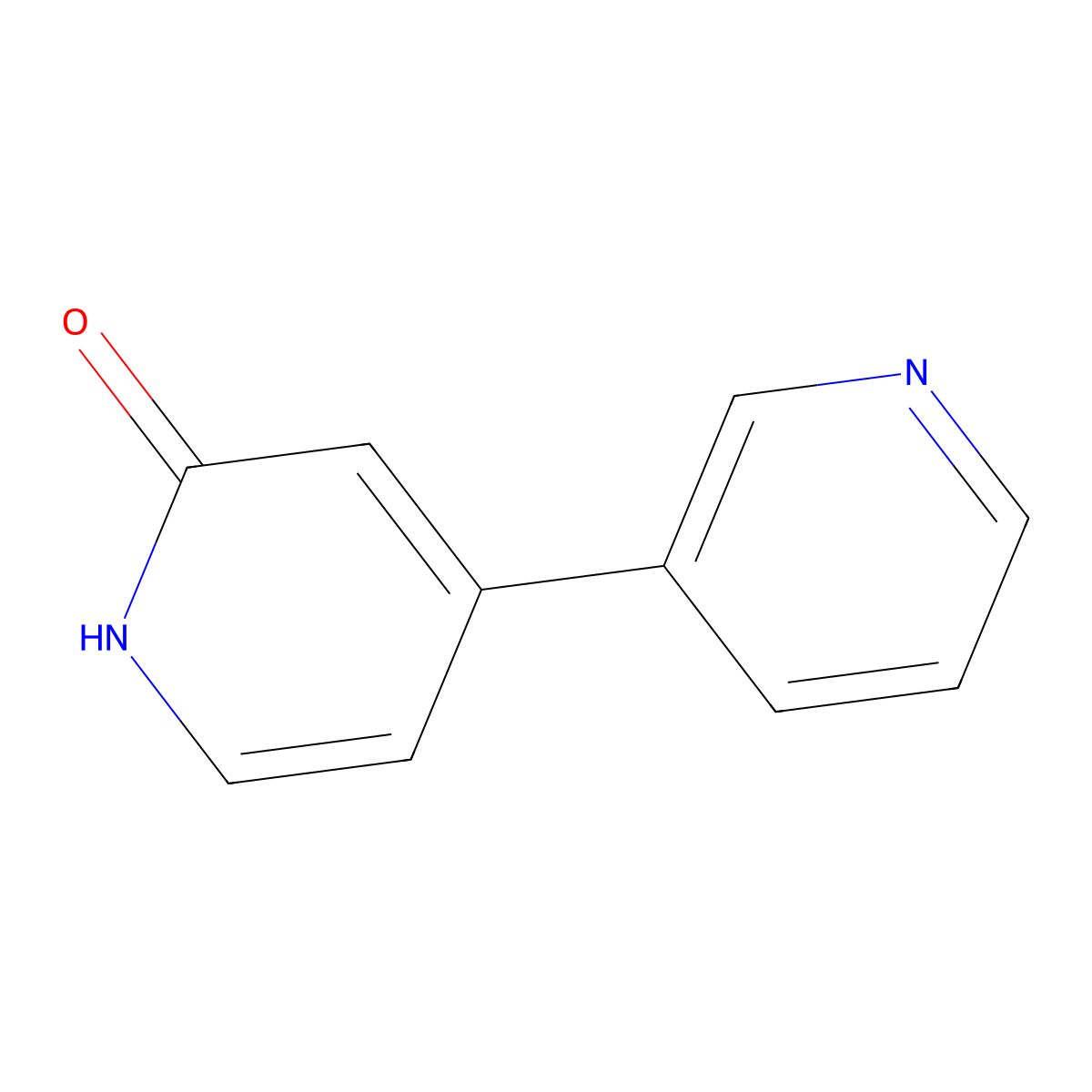 2-Hydroxy-4-(3-pyridyl)pyridine molecular structure, CAS 1159816-56-4