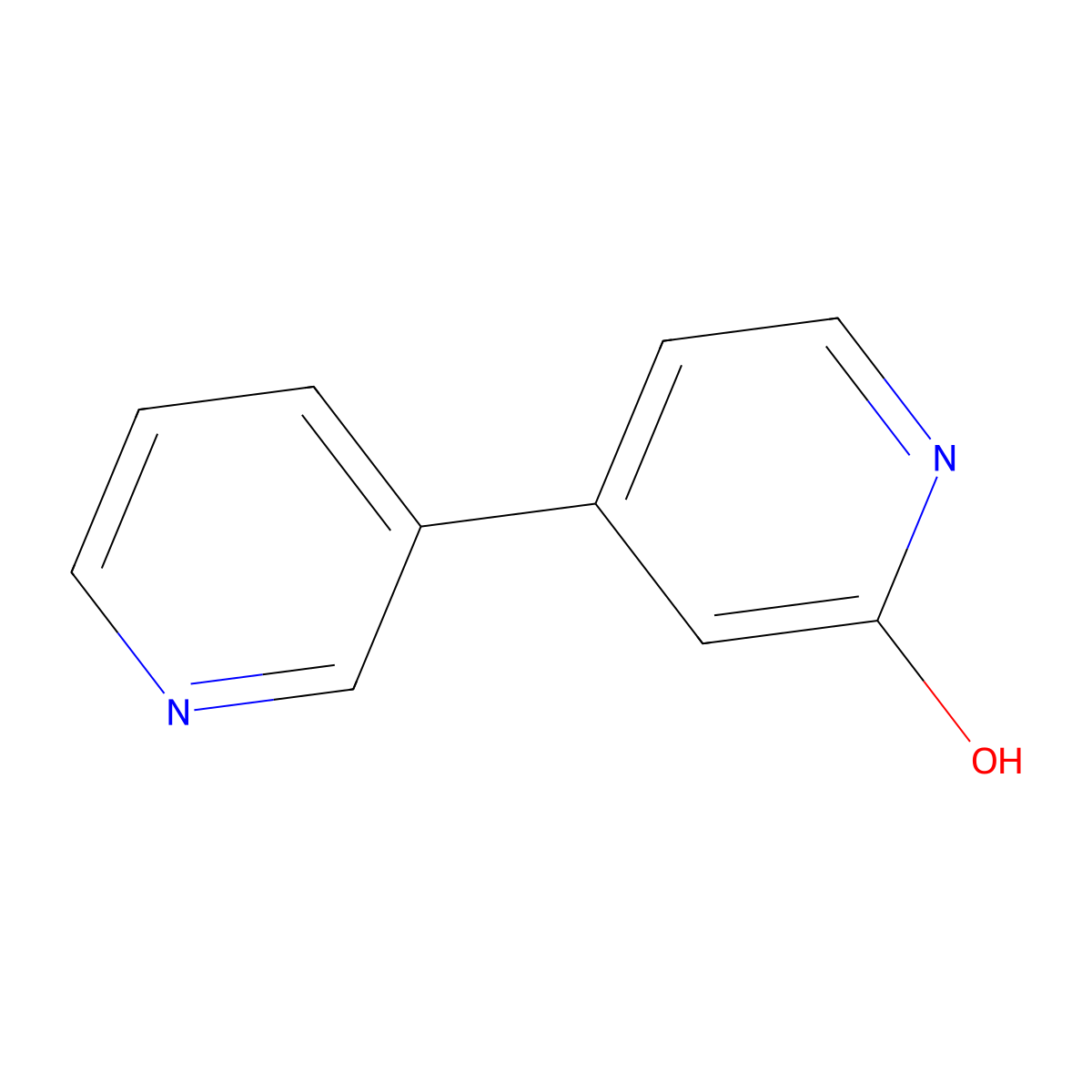2-Hydroxy-4-(3-pyridyl)pyridine molecular structure, CAS 1159816-56-4