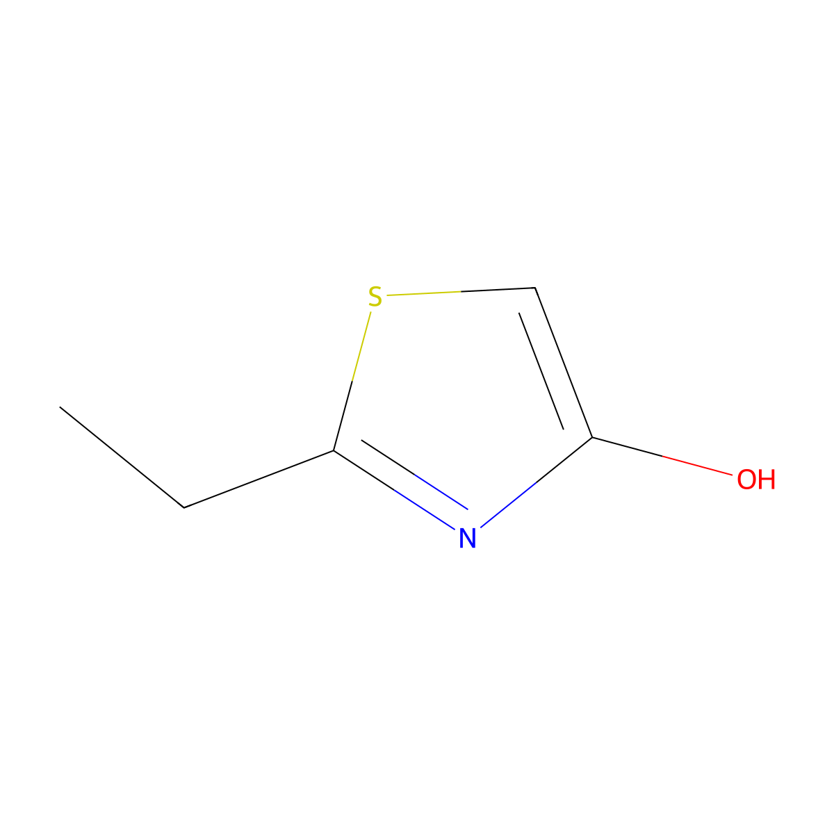 2-Ethyl-4-thiazolol molecular structure, CAS 1159816-91-7