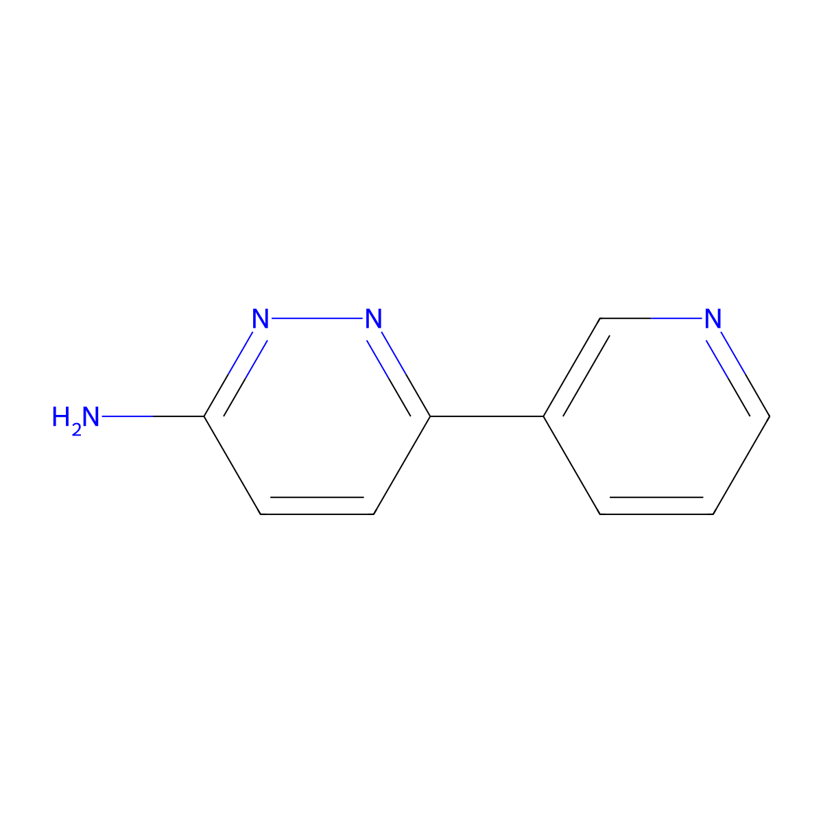 6-(Pyridin-3-yl)pyridazin-3-amine molecular structure, CAS 1159817-05-6