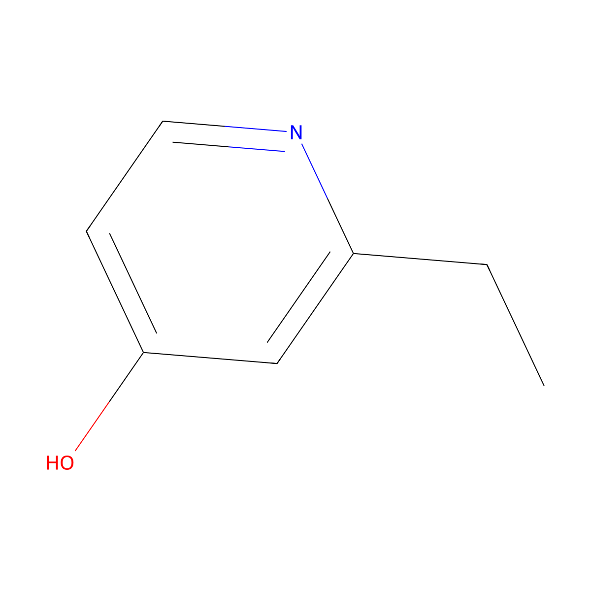 2-Ethylpyridin-4-OL molecular structure, CAS 1159817-56-7