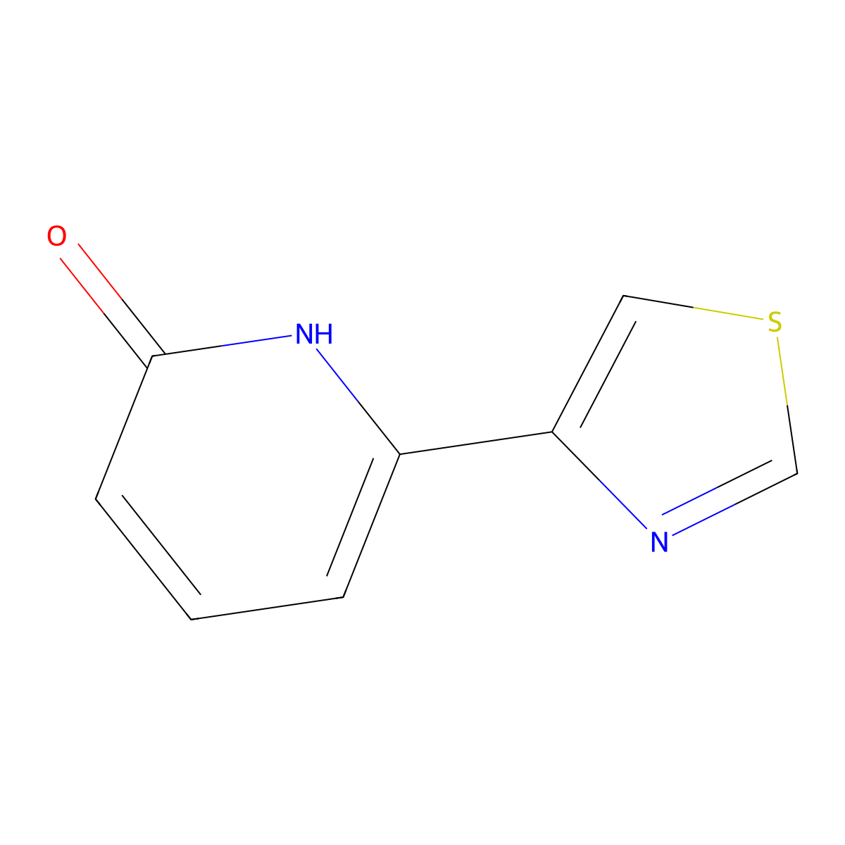 2-Hydroxy-6-(thiazol-4-yl)pyridine molecular structure, CAS 1159817-65-8