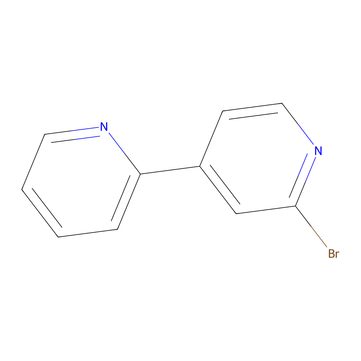 2-Bromo-4-(2-pyridyl)pyridine molecular structure, CAS 1159817-75-0