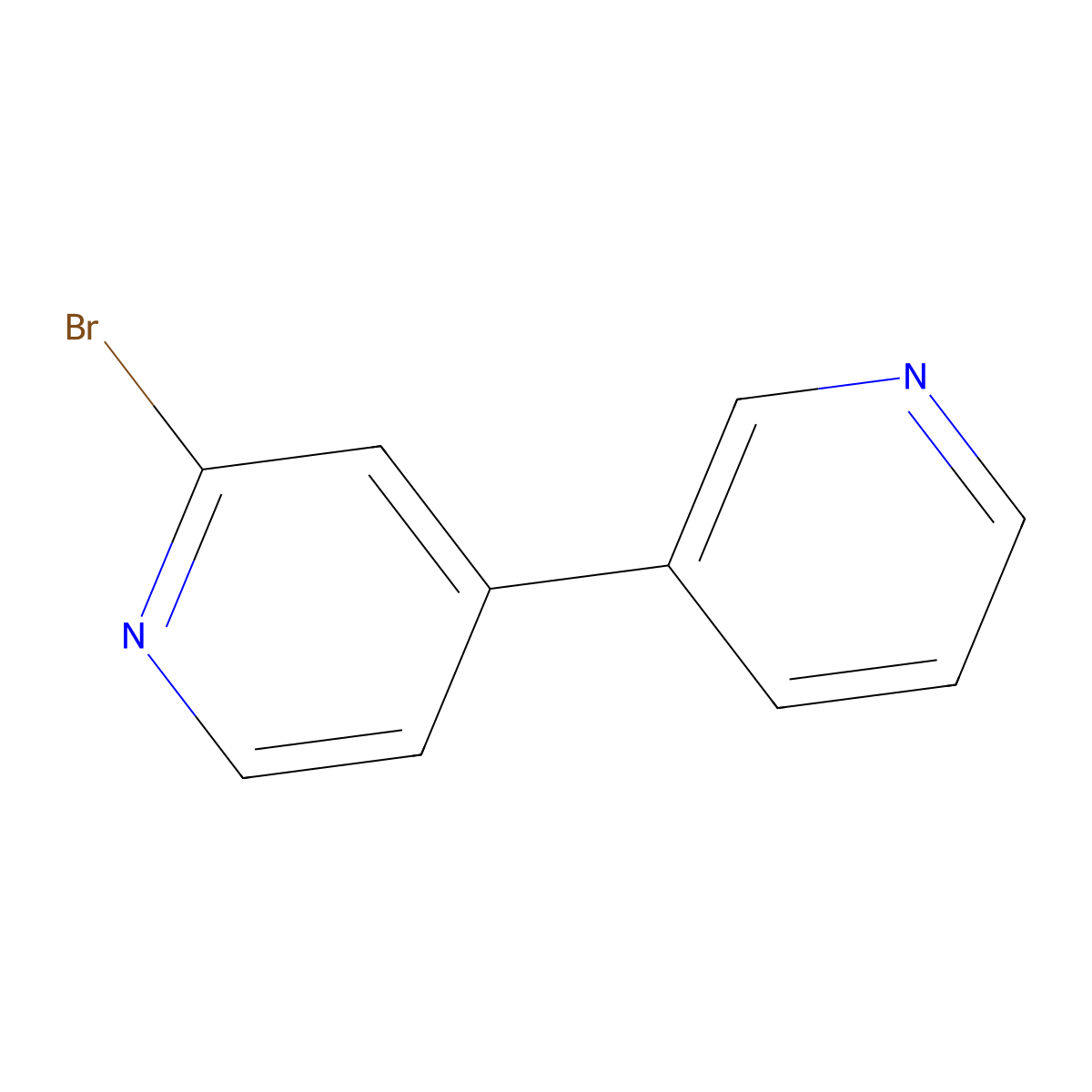 2'-Bromo-3,4'-bipyridine molecular structure, CAS 1159817-79-4