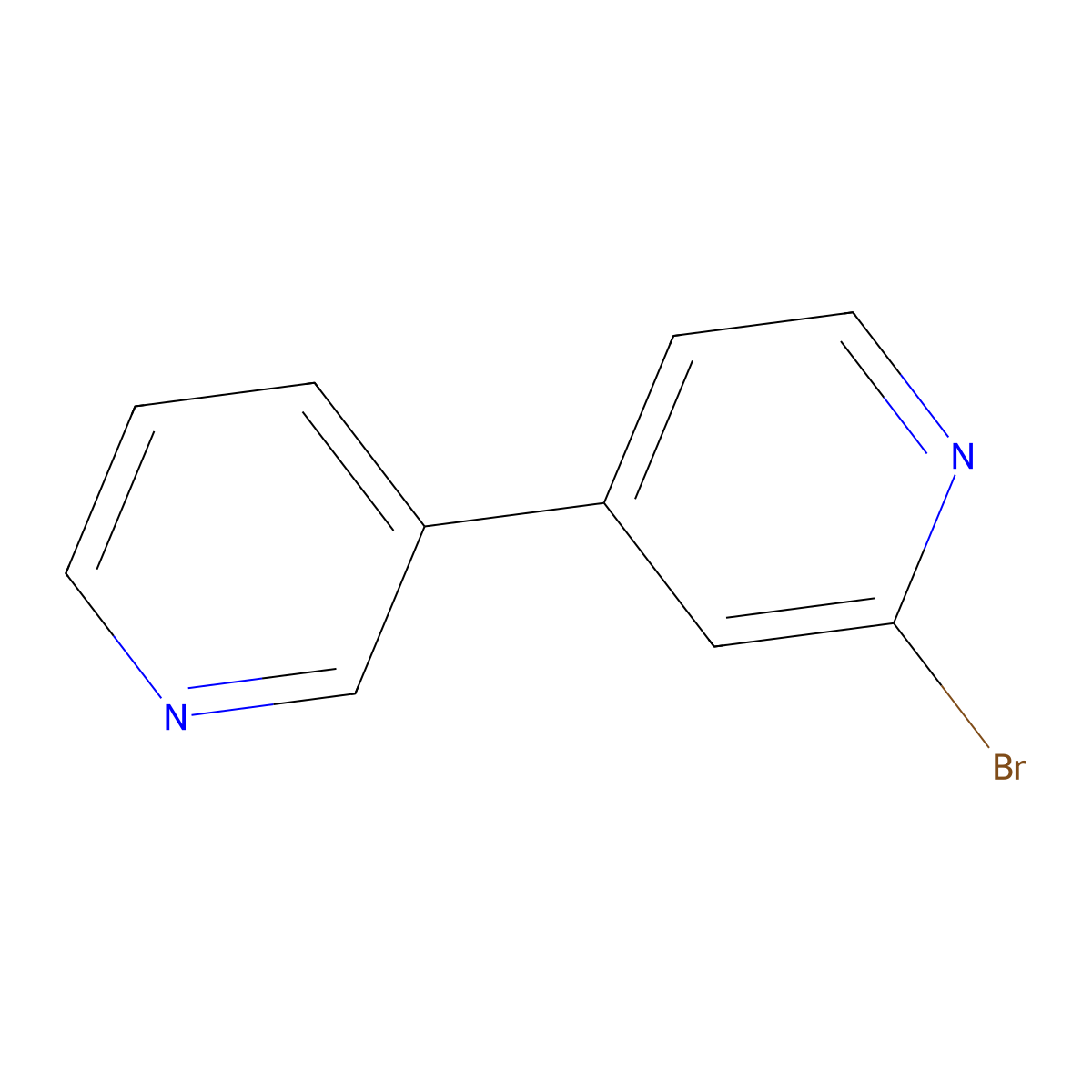 2'-Bromo-3,4'-bipyridine molecular structure, CAS 1159817-79-4