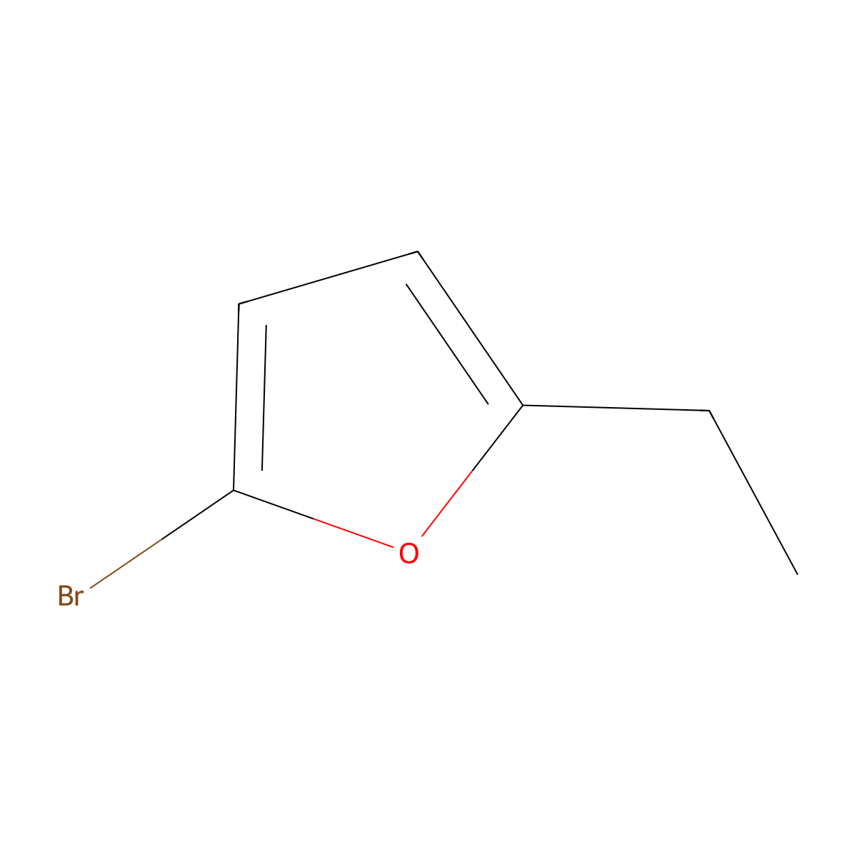 2-Bromo-5-ethylfuran molecular structure, CAS 1159817-86-3