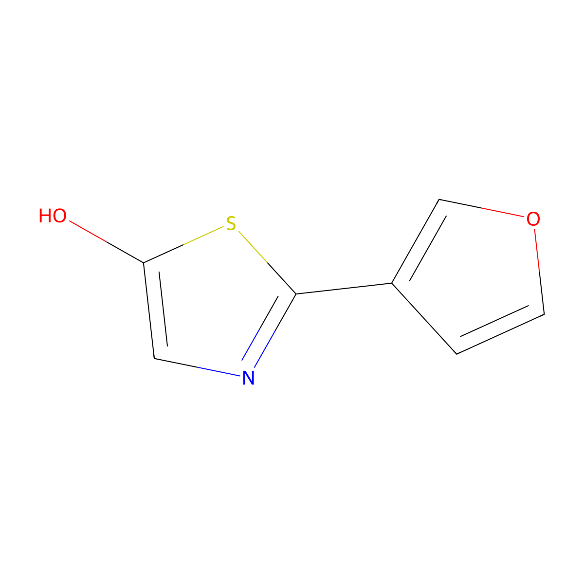 5-Hydroxy-2-(3-Furyl)thiazole molecular structure, CAS 1159817-90-9
