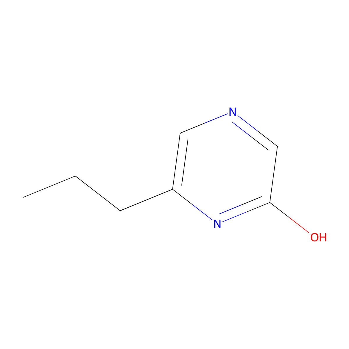 6-Propylpyrazin-2(1H)-one molecular structure, CAS 1159818-08-2