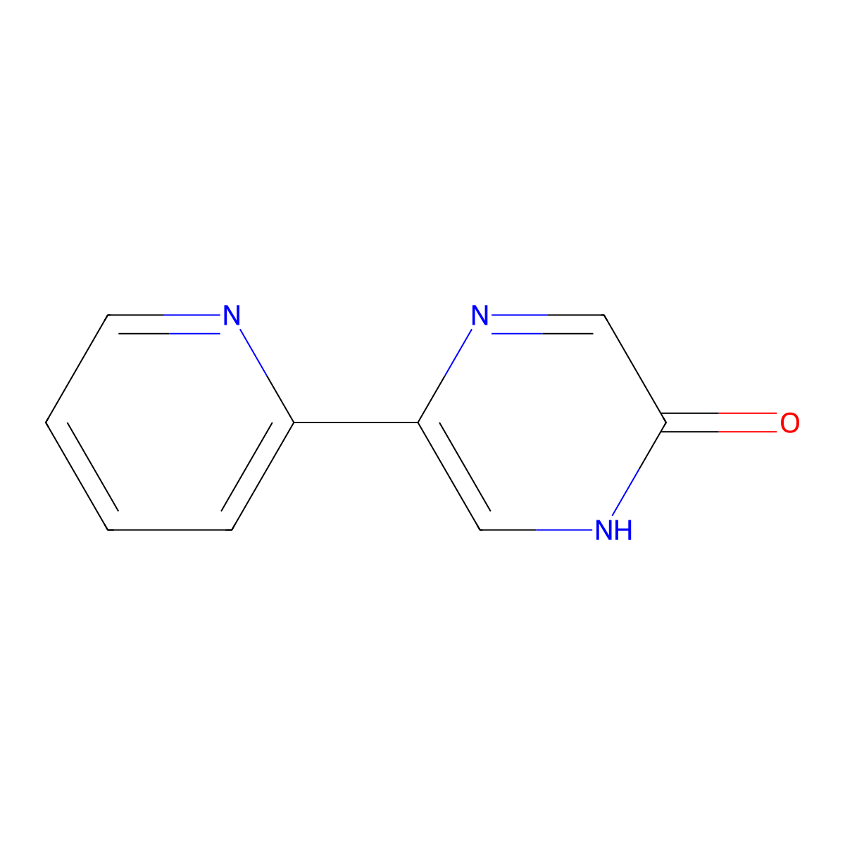 5-(Pyridin-2-YL)pyrazin-2-OL molecular structure, CAS 1159818-27-5
