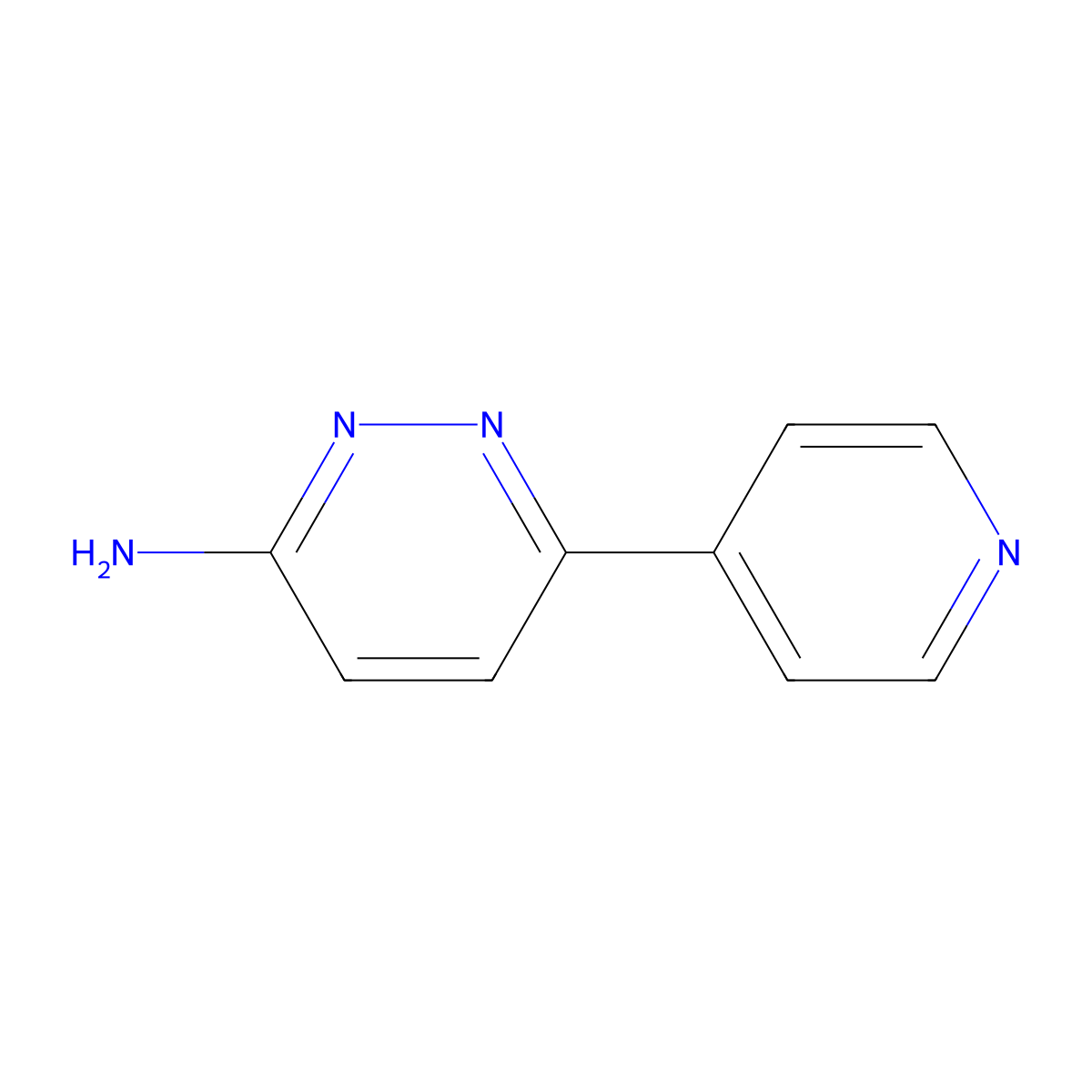 6-(Pyridin-4-yl)pyridazin-3-amine molecular structure, CAS 1159818-48-0