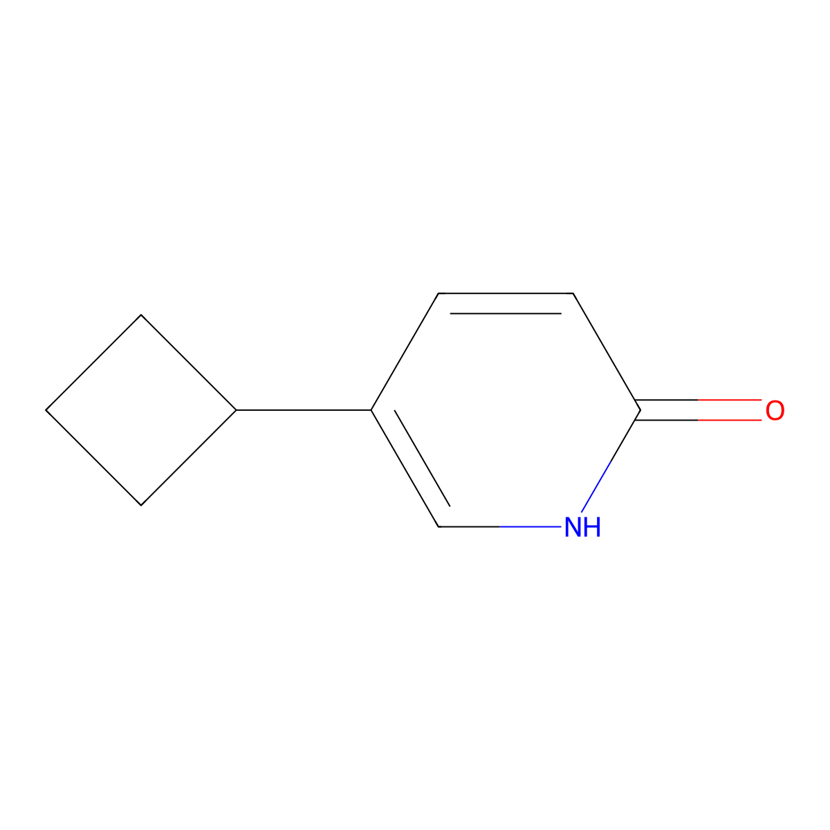 5-Cyclobutylpyridin-2-ol molecular structure, CAS 1159818-55-9