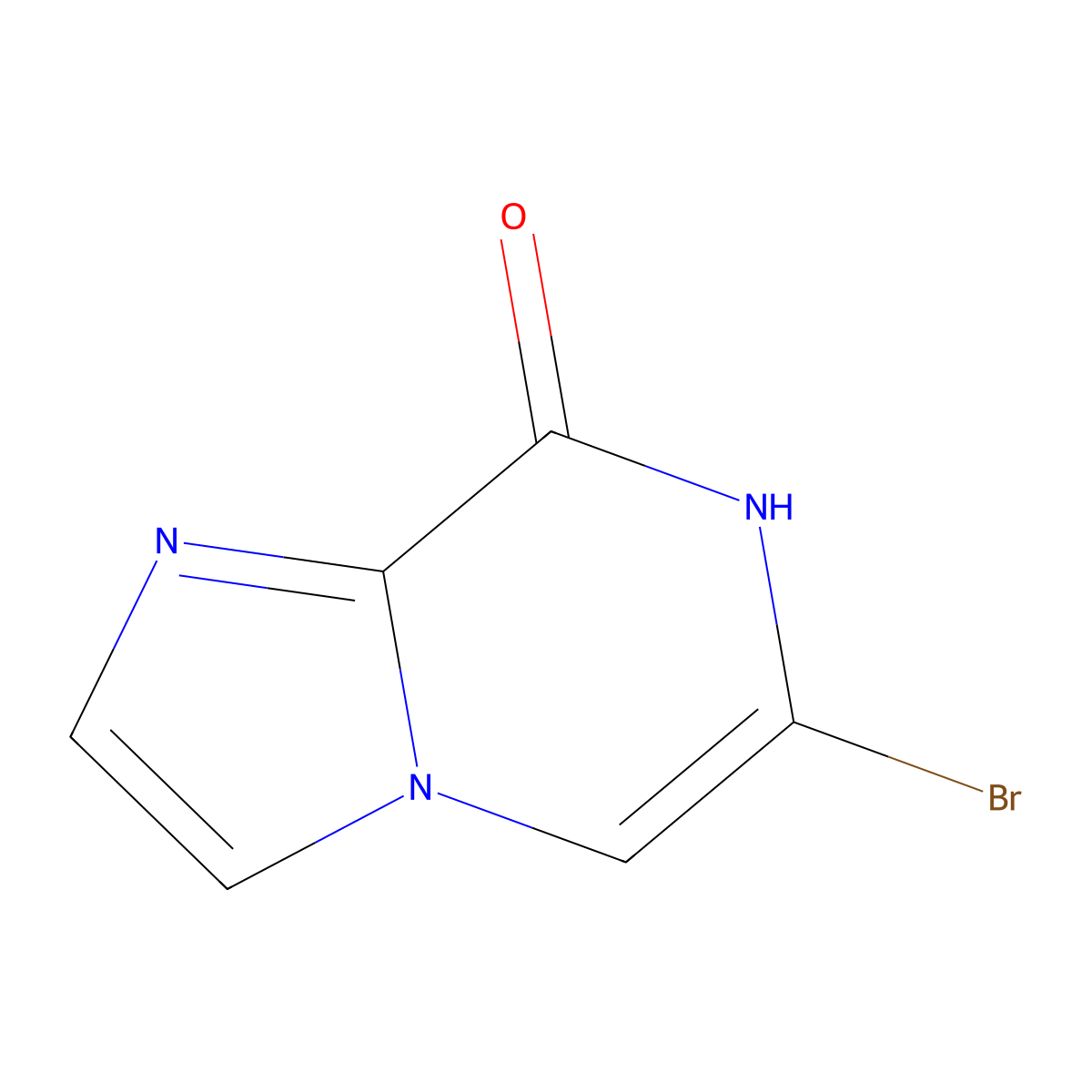 6-Bromo-8-hydroxyimidazo[1,2-a]pyrazine molecular structure, CAS 1159818-62-8