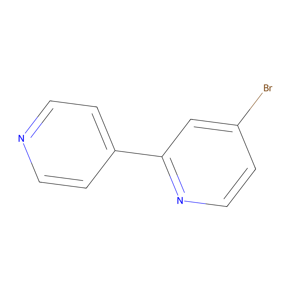 4-Bromo-2-(4-pyridyl)pyridine molecular structure, CAS 1159818-71-9