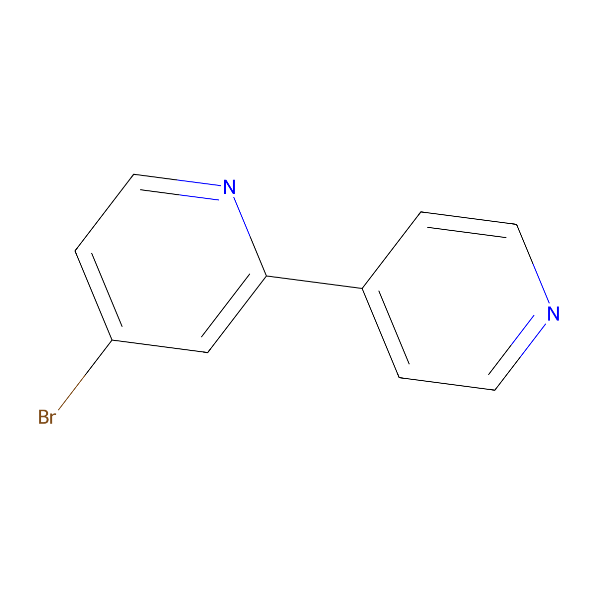 4-Bromo-2-(4-pyridyl)pyridine molecular structure, CAS 1159818-71-9