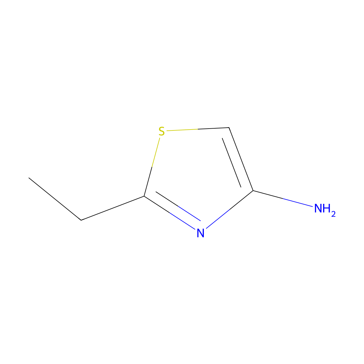 2-Ethylthiazol-4-amine molecular structure, CAS 1159819-40-5