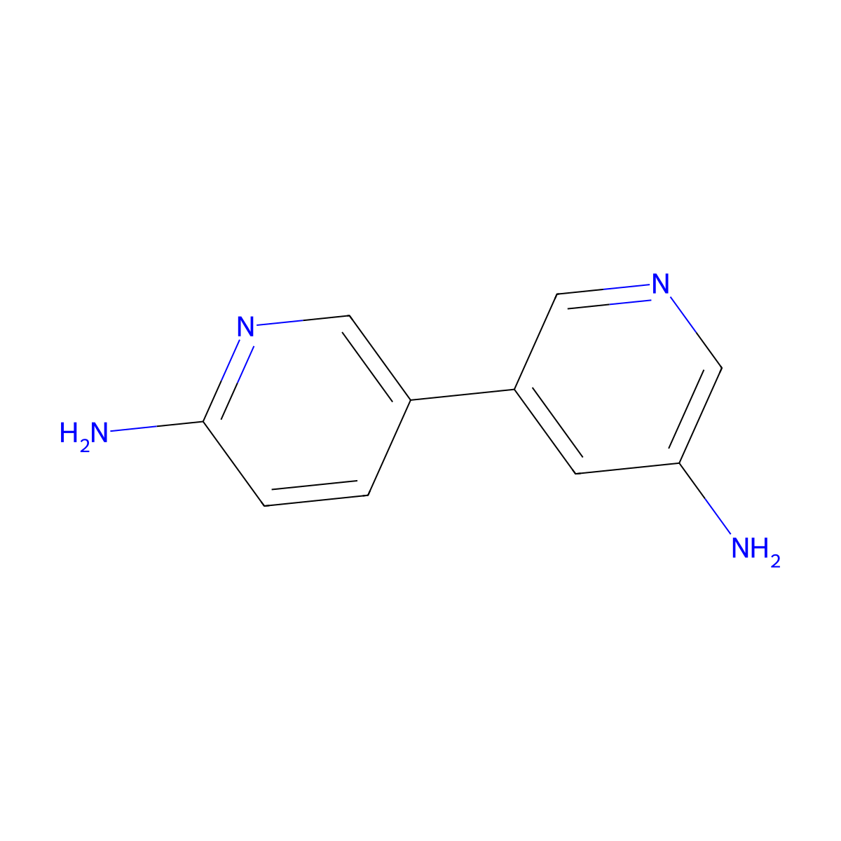2-Amino-5-(3-amino-5-pyridyl)pyridine molecular structure, CAS 1159819-65-4