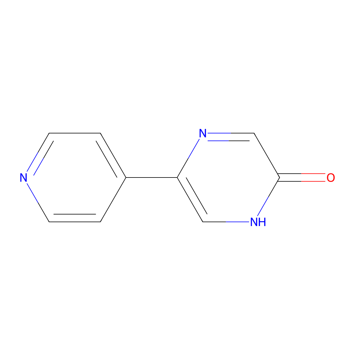 5-(Pyridin-4-YL)pyrazin-2-OL molecular structure, CAS 1159819-68-7