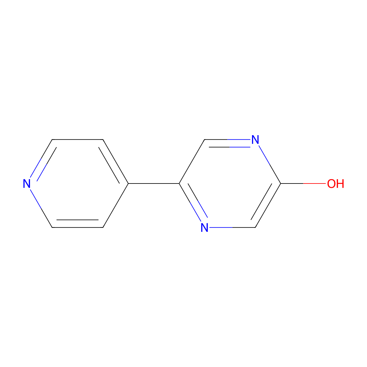 5-(Pyridin-4-YL)pyrazin-2-OL molecular structure, CAS 1159819-68-7