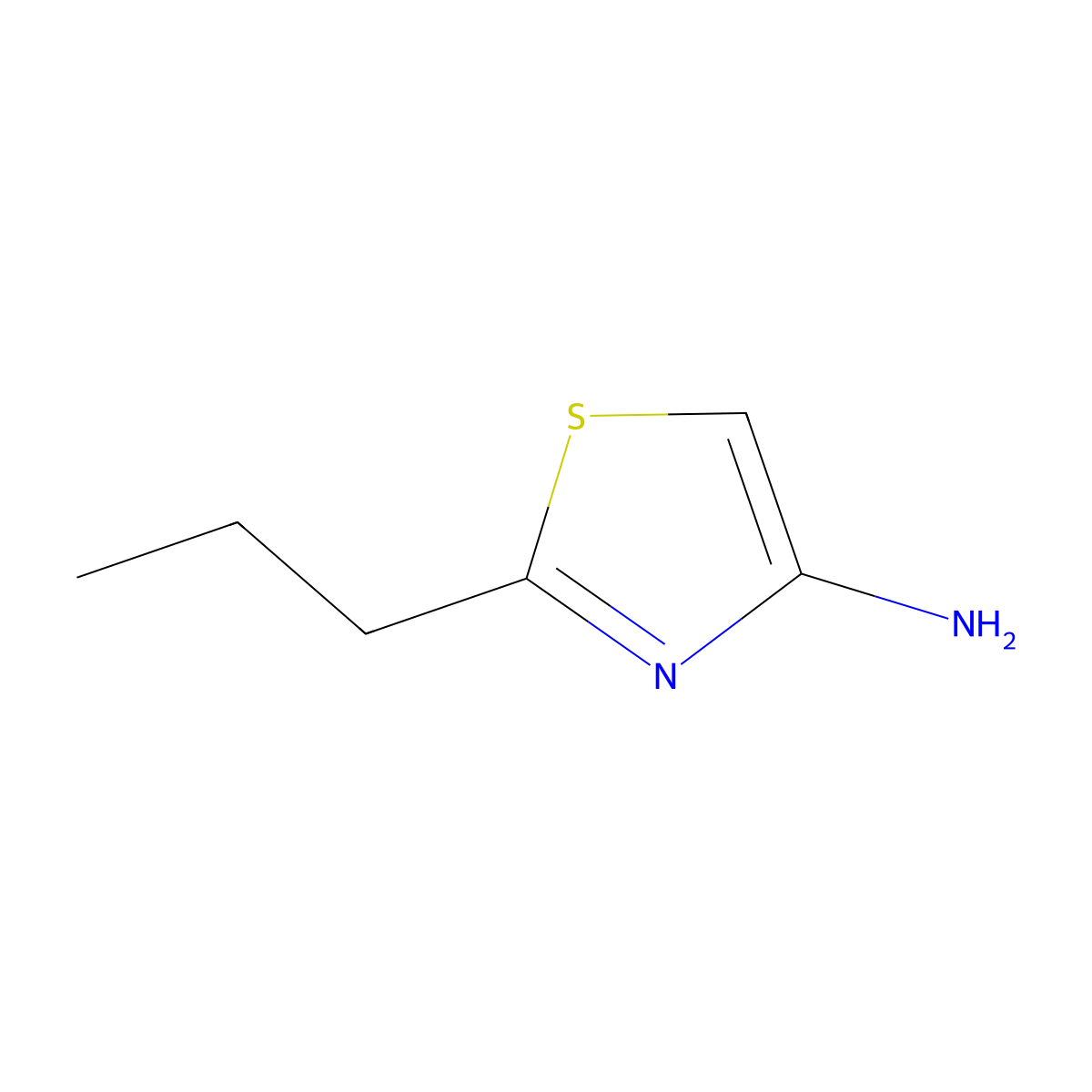 2-Propylthiazol-4-amine molecular structure, CAS 1159819-91-6