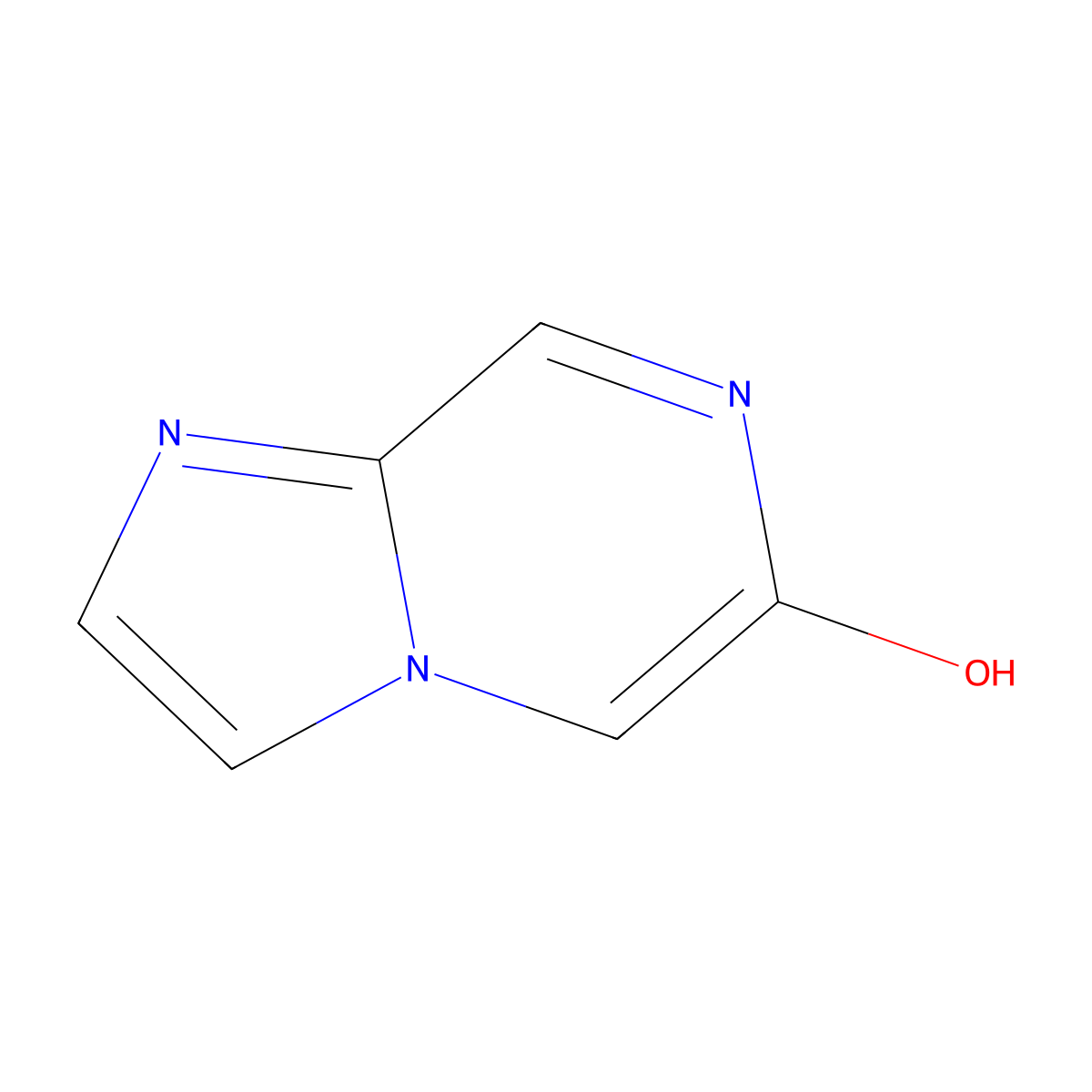 6-Hydroxyimidazo[1,2-a]pyrazine molecular structure, CAS 1159820-04-8