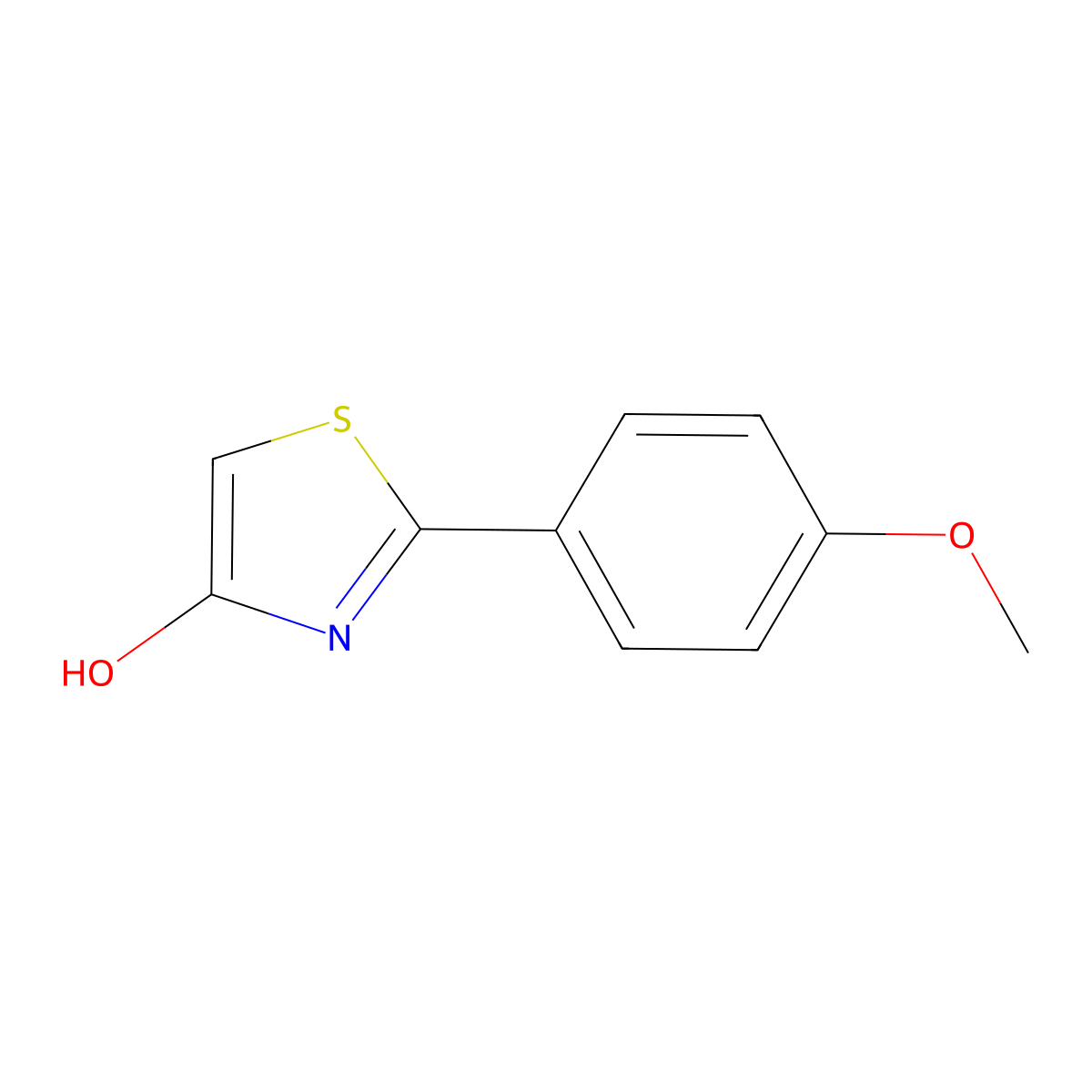 2-(4-Methoxyphenyl)-4-thiazolol molecular structure, CAS 1159820-17-3
