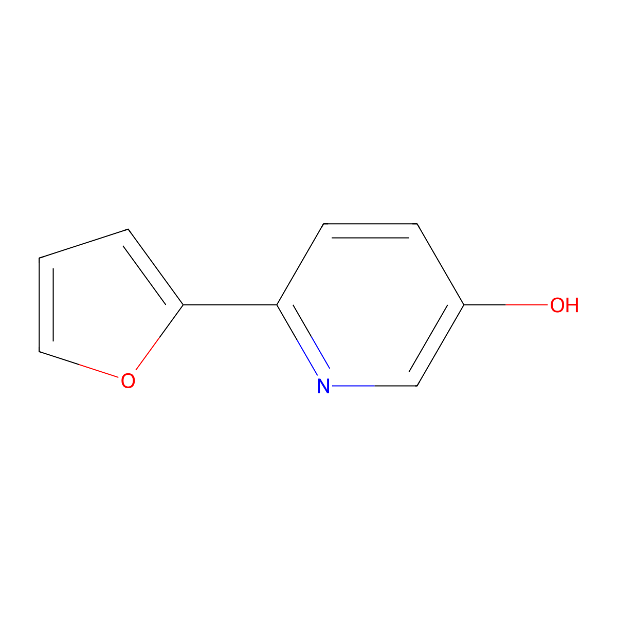 6-(Furan-2-yl)pyridin-3-ol molecular structure, CAS 1159821-12-1