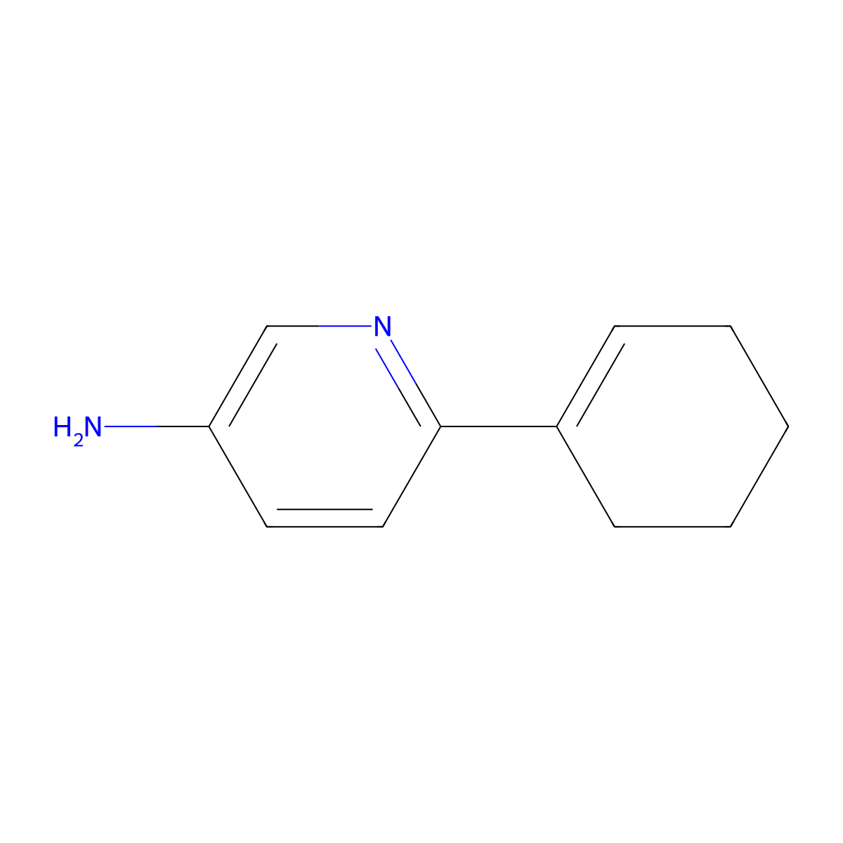 6-(Cyclohex-1-en-1-yl)pyridin-3-amine molecular structure, CAS 1159821-24-5
