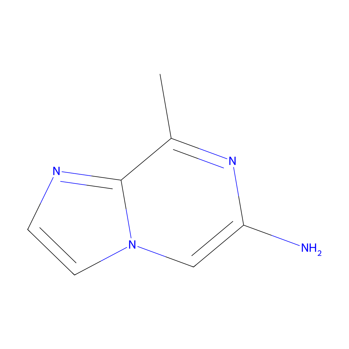 6-Amino-8-methylimidazo[1,2-a]pyrazine molecular structure, CAS 1159821-60-9