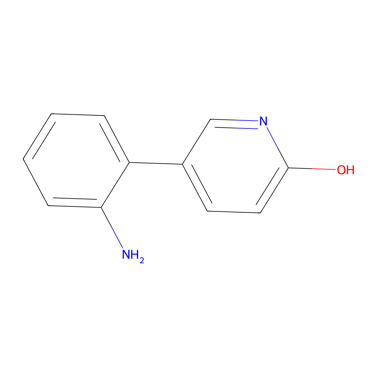 5-(2-Aminophenyl)pyridin-2-OL molecular structure, CAS 1159821-98-3