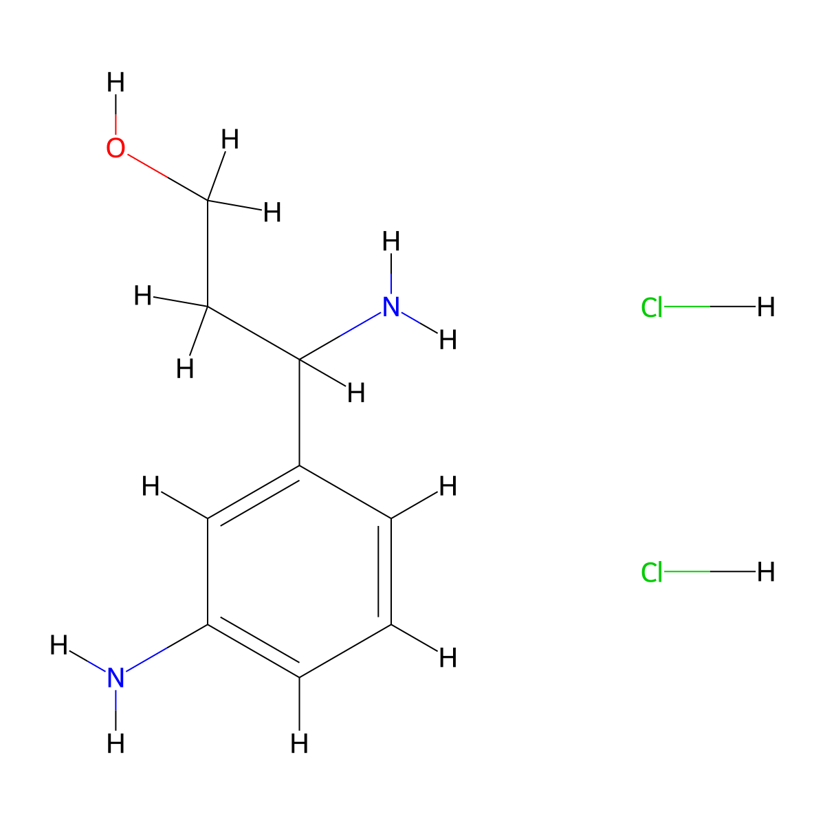 3-(3-Aminophenyl)-DL-beta-alaninol 2HCl molecular structure, CAS 1159822-46-4