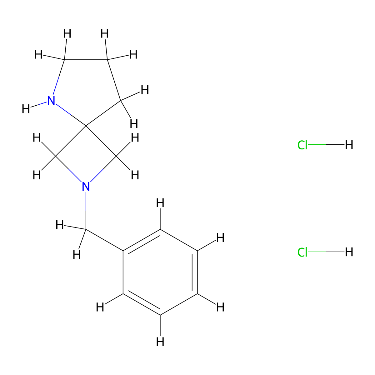 2-Benzyl-2,5-diazaspiro[3.4]octane dihydrochloride molecular structure, CAS 1159823-70-7