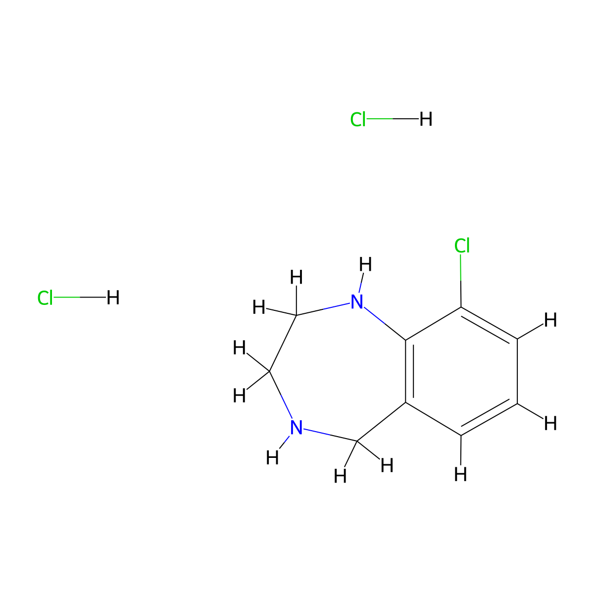 9-Chloro-2,3,4,5-tetrahydro-1H-benzo[e][1,4]diazepine dihydrochloride molecular structure, CAS 1159823-84-3