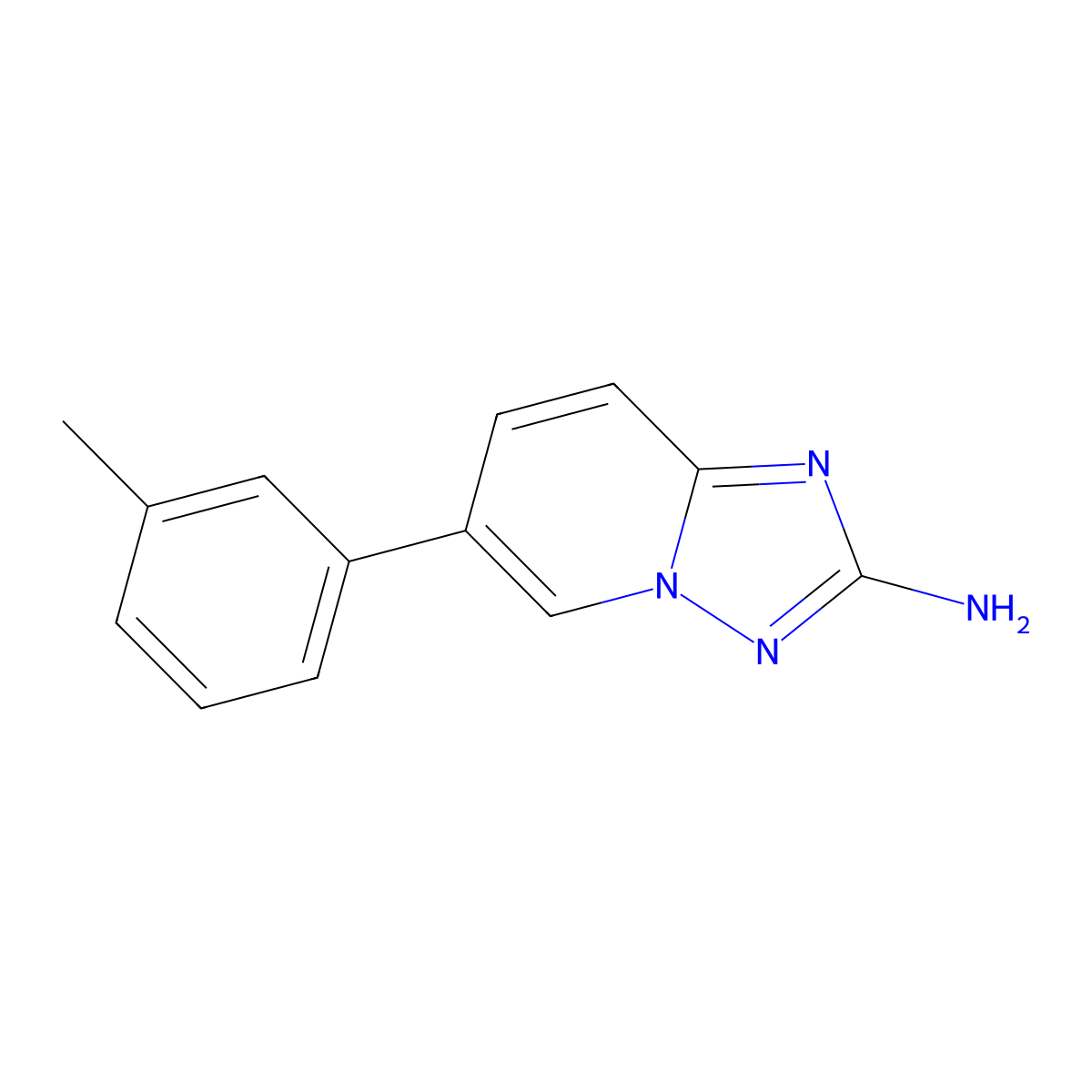 6-m-Tolyl-[1,2,4]triazolo[1,5-a]pyridin-2-amine molecular structure, CAS 1159825-49-6