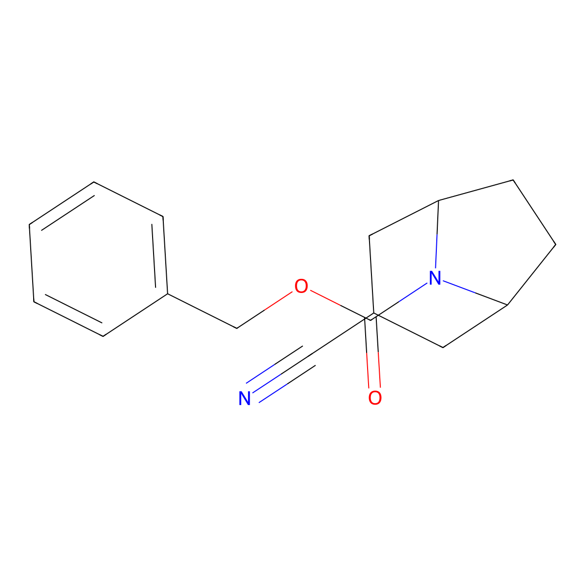 Benzyl 3-cyano-8-azabicyclo[3.2.1]octane-8-carboxylate molecular structure, CAS 1159825-53-2