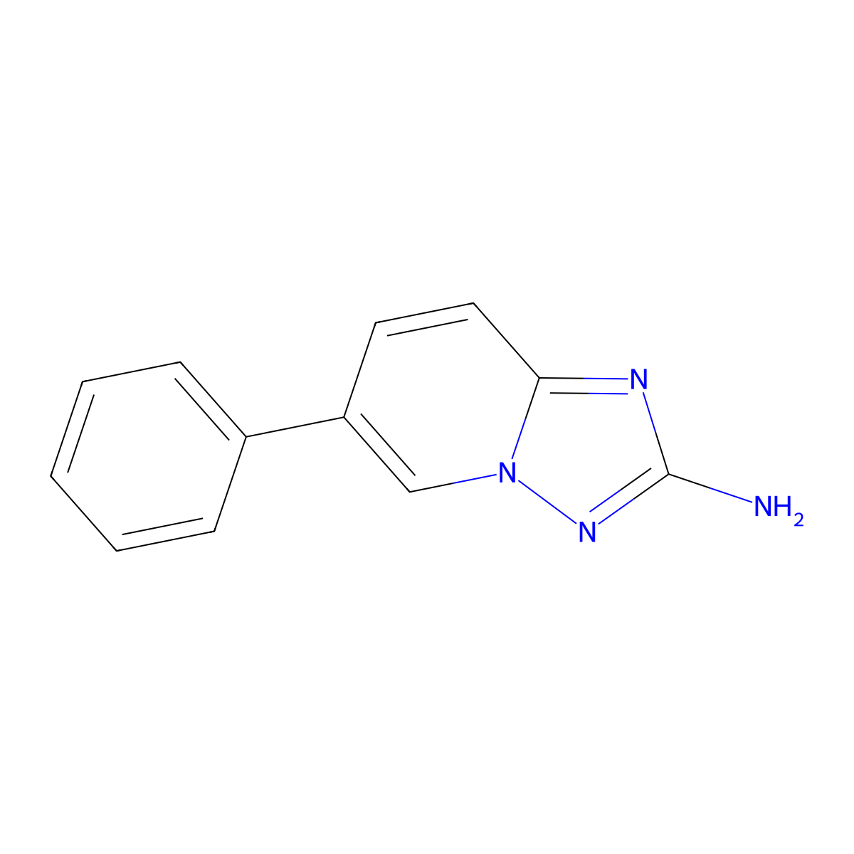 6-Phenyl-[1,2,4]triazolo[1,5-a]pyridin-2-amine molecular structure, CAS 1159825-56-5