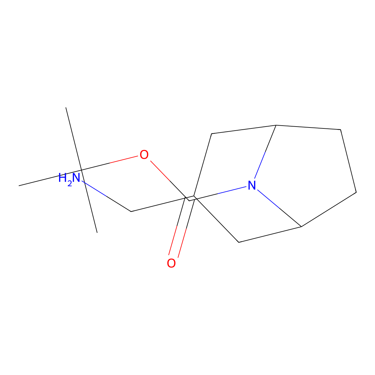 Tert-butyl 3-(aminomethyl)-8-azabicyclo[3.2.1]octane-8-carboxylate molecular structure, CAS 1159826-40-0