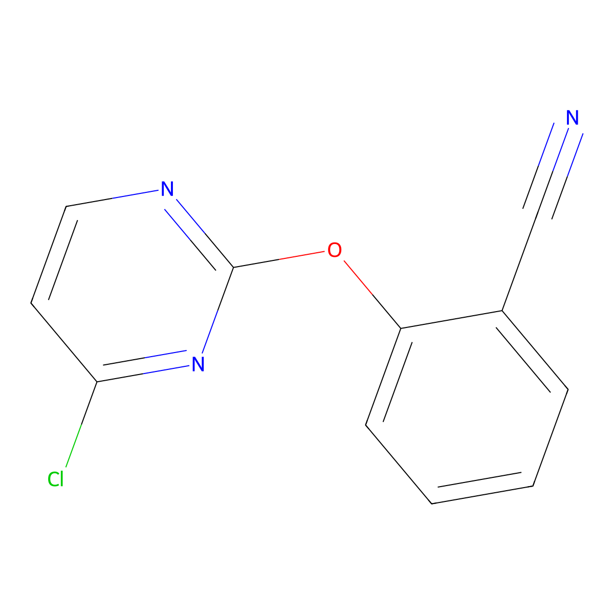 2-(2-Cyanophenoxy)-4-chloropyrimidine molecular structure, CAS 1159826-56-8