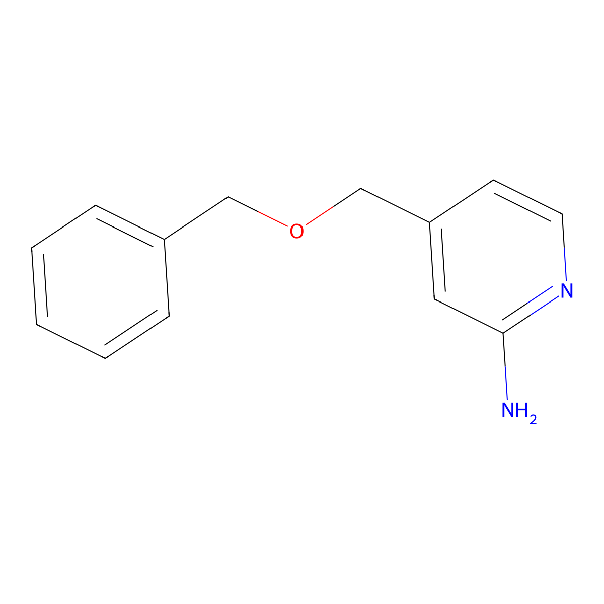 4-((Benzyloxy)methyl)pyridin-2-amine molecular structure, CAS 1159826-86-4