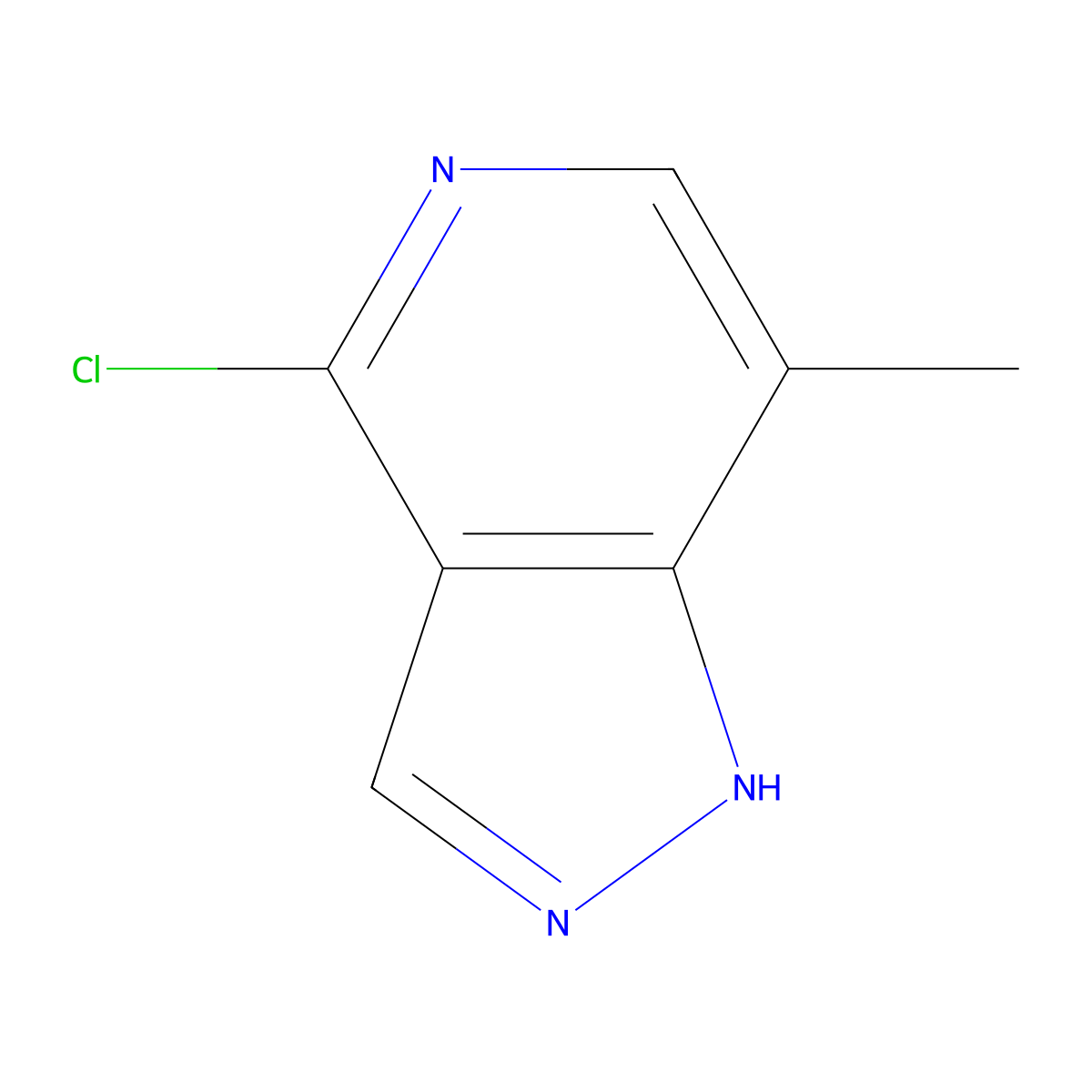 4-Chloro-7-methyl-1H-pyrazolo[4,3-c]pyridine molecular structure, CAS 1159828-57-5