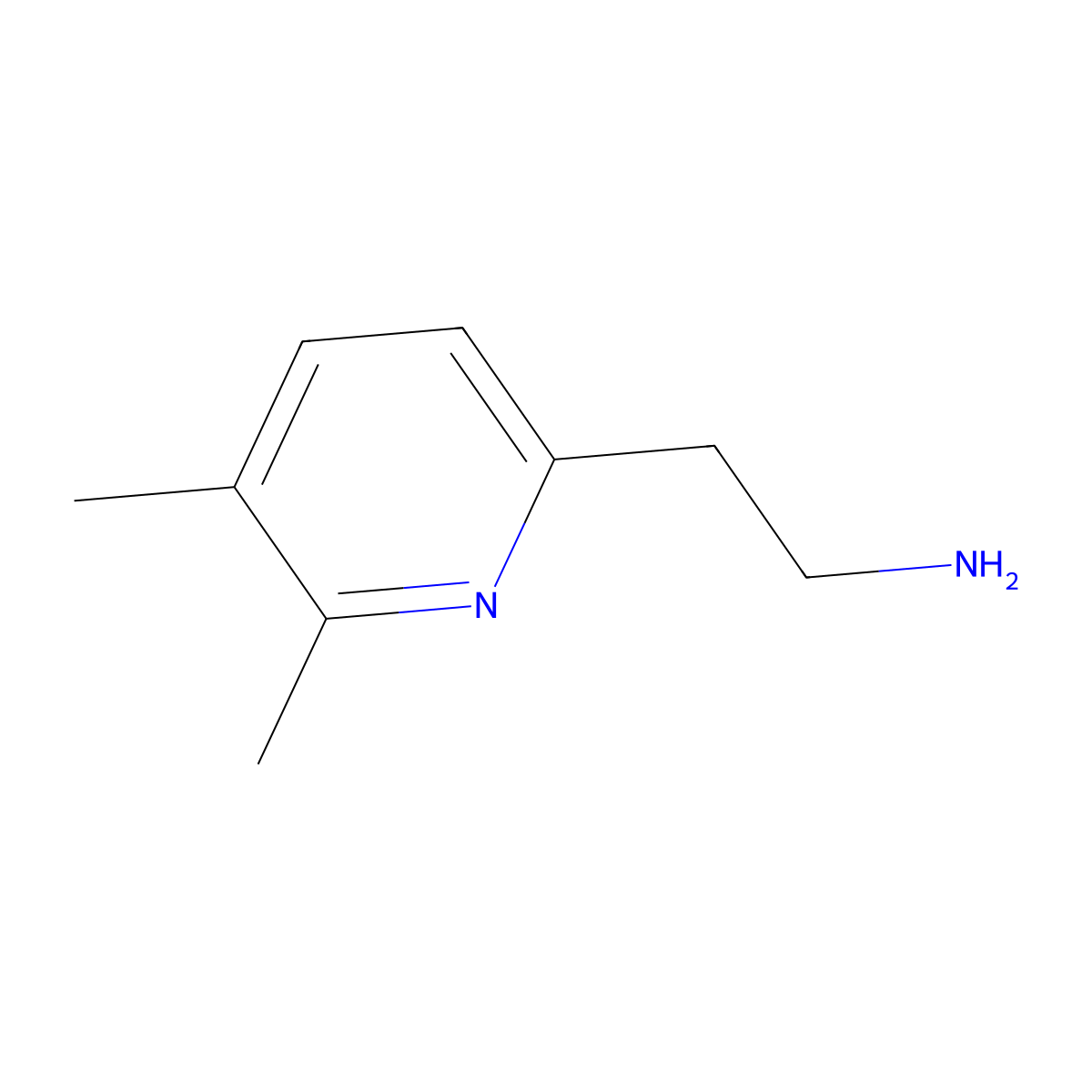 2-(5,6-Dimethylpyridin-2-YL)ethanamine molecular structure, CAS 1159828-76-8