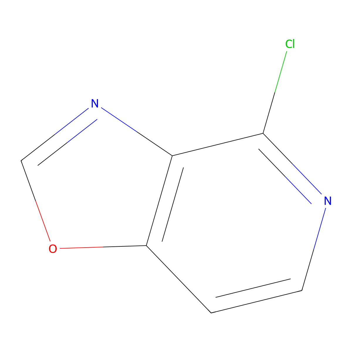 4-Chlorooxazolo(4,5-c)pyridine molecular structure, CAS 1159829-15-8