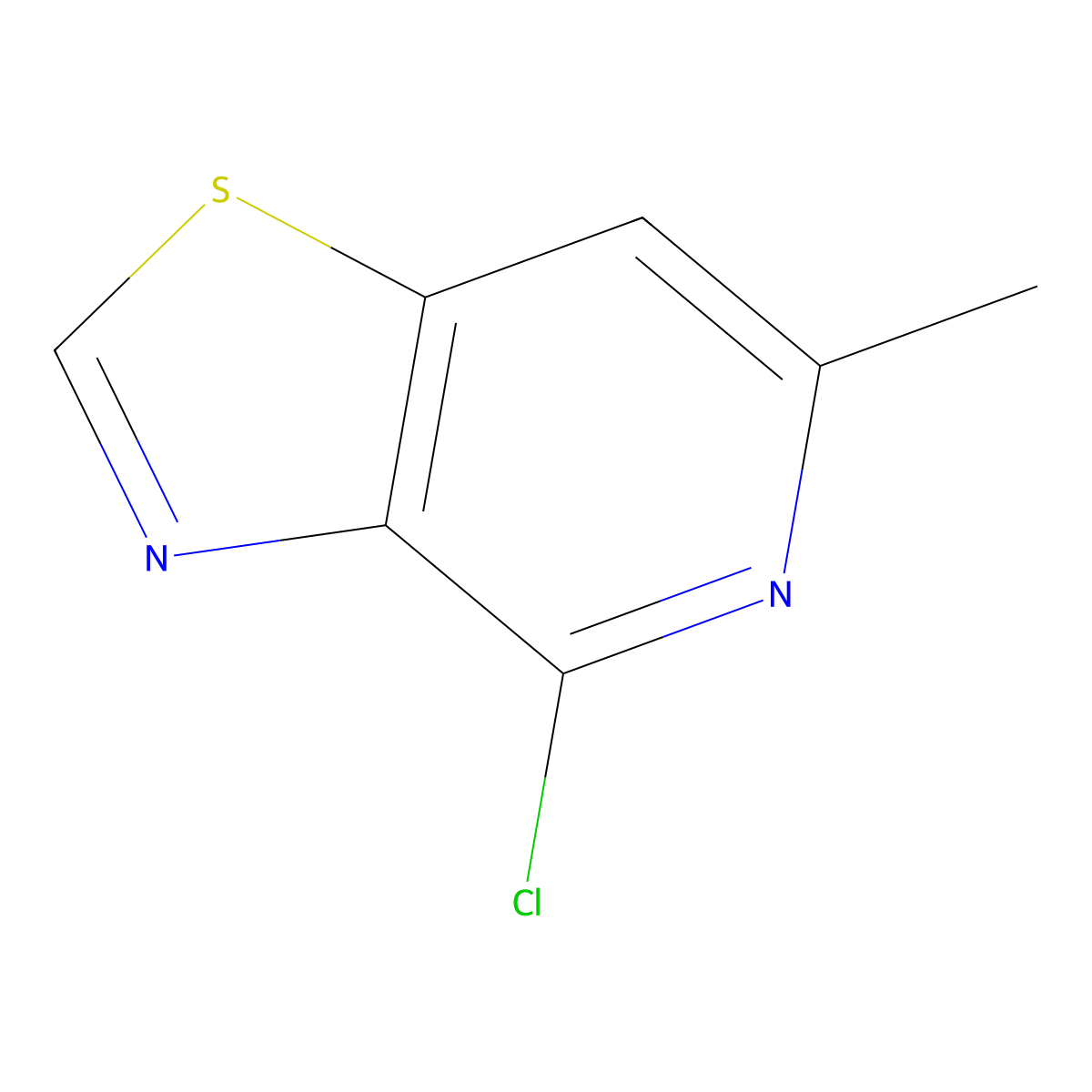 4-Chloro-6-methylthiazolo[4,5-c]pyridine molecular structure, CAS 1159829-49-8