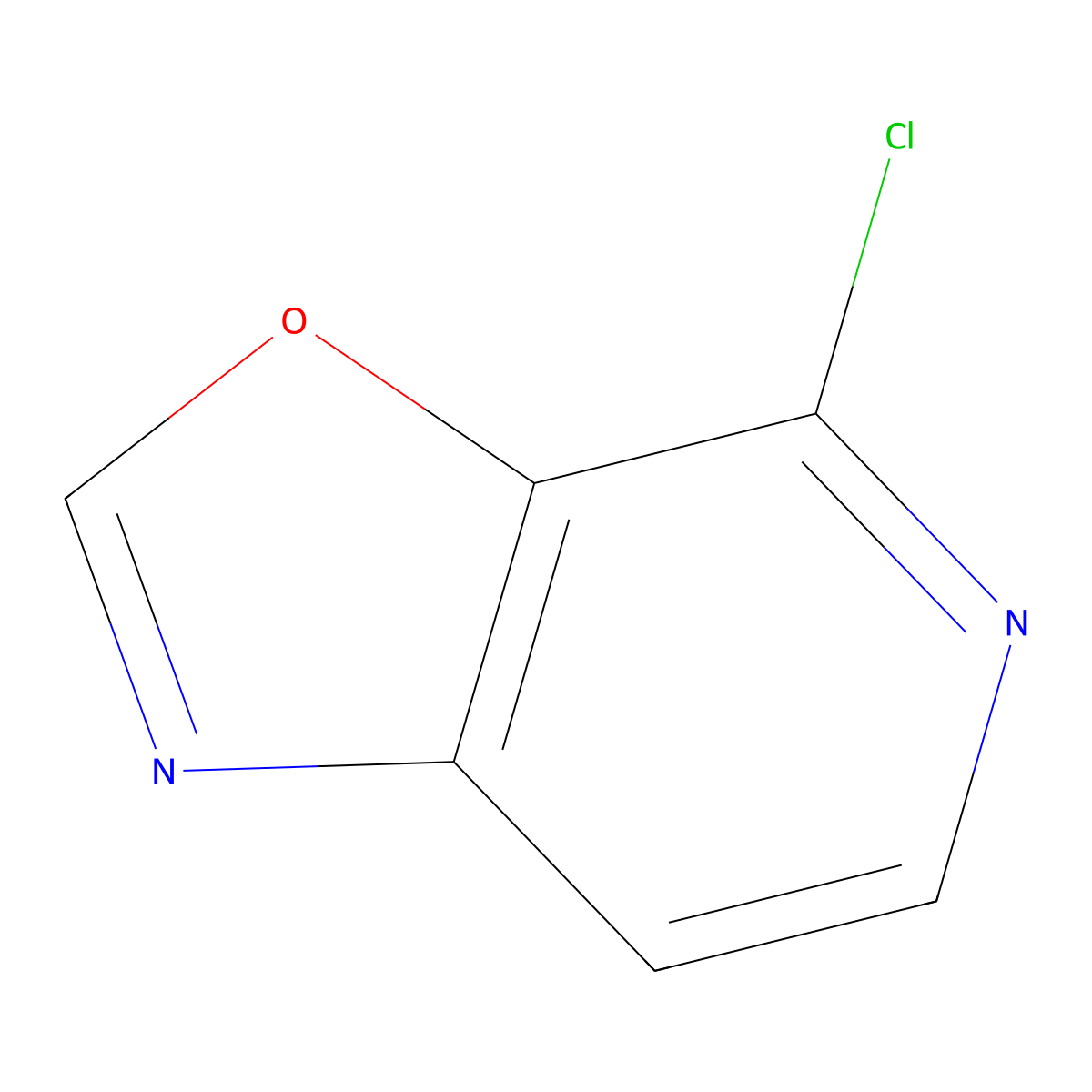 4-Chloro-[1,3]oxazolo[5,4-C]pyridine molecular structure, CAS 1159829-58-9