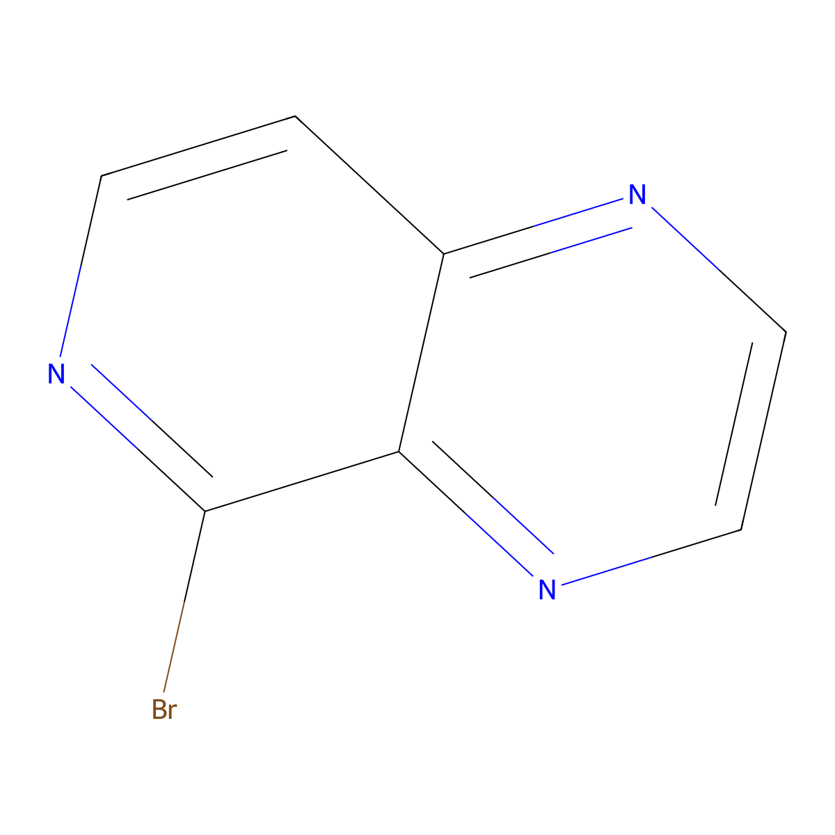 5-Bromopyrido[3,4-b]pyrazine molecular structure, CAS 1159829-75-0