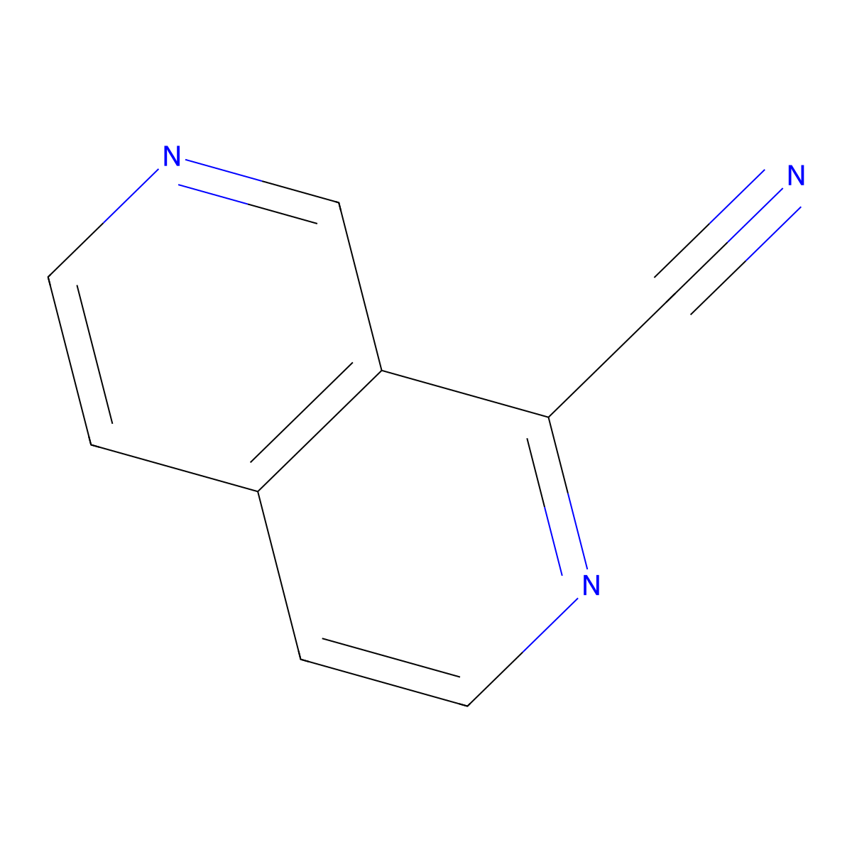 2,7-Naphthyridine-1-carbonitrile molecular structure, CAS 1159829-88-5