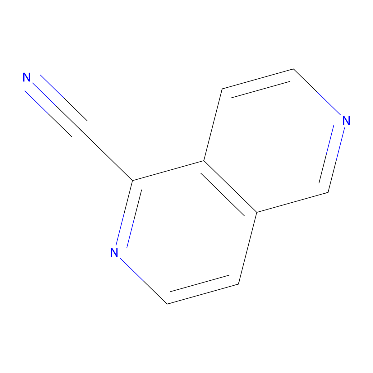 2,6-Naphthyridine-1-carbonitrile molecular structure, CAS 1159829-94-3
