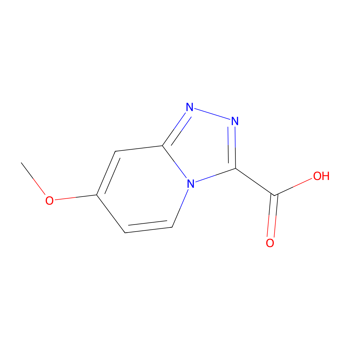 7-Methoxy-[1,2,4]triazolo[4,3-a]pyridine-3-carboxylic acid molecular structure, CAS 1159831-01-2
