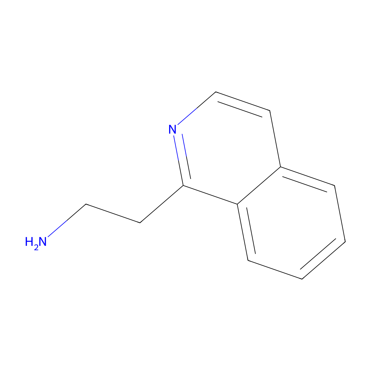 2-(Isoquinolin-1-yl)ethanamine molecular structure, CAS 1159832-12-8