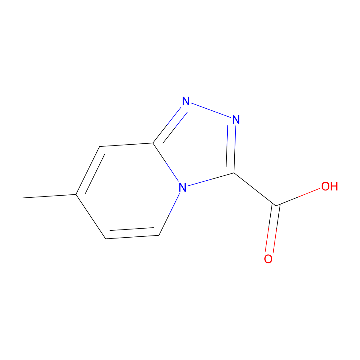 7-Methyl-[1,2,4]triazolo[4,3-a]pyridine-3-carboxylic acid molecular structure, CAS 1159832-90-2